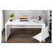 Estila Moderný dizajnový kancelárský stôl Fast Trade biely 140cm