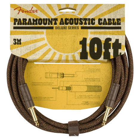 Fender Paramount Acoustic Instrument Cable 10'