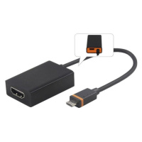 PremiumCord SlimPort/MyDP adaptér na HDMI s micro USB napájaním