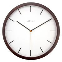 Nástenné hodiny 3156br Nextime Company Wood 35cm