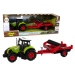 mamido Elektrické autíčko traktor pre deti s prívesom Farma