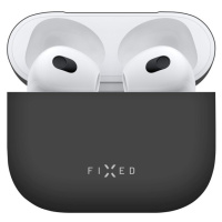 FIXED Silky ultratenké silikónové púzdro Apple Airpods 3 čierne