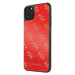 Plastové puzdro Guess na Apple iPhone 11 Pro Max GUHCN654GGPRE Double Layer Glitter červené