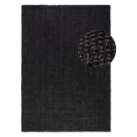 Čierny jutový koberec 60x90 cm Bouclé – Hanse Home