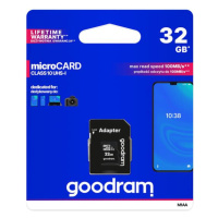 Goodram microSDHC 32GB UHS-I U1 + adapter M1AA-0320R12