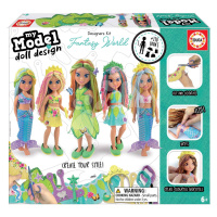 Kreatívne tvorenie Design Your Doll Fantasy World Educa vyrob si vlastné rozprávkové bábiky 5 mo