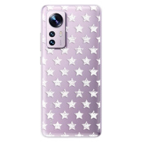 Odolné silikónové puzdro iSaprio - Stars Pattern - white - Xiaomi 12 / 12X