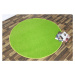 Kusový koberec Nasty 101149 Grün kruh Rozmery koberca: 133x133 kruh