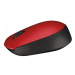 Logitech Wireless Mouse M171 červená