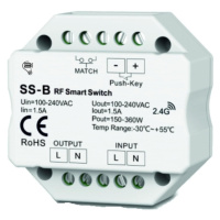 Bezdrôtový spínač RC-SS-B, 1 kanál 1,5A, max. 360W (Benalex)