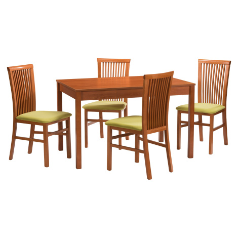 MI-KO Jedálenský set stôl GASTRO / stoličky ANGELO čerešňa