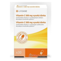 LIVSANE Vitamín C 500 mg s postupným uvoľňovaním 30 cps