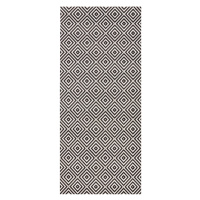 Běhoun Meadow 102470 Black – na ven i na doma - 80x200 cm Hanse Home Collection koberce