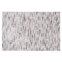 Sivý kožený koberec 160 × 230 cm AHILLI, 73796