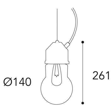 Závesná lampa 1951N antická mosadz sklo číre