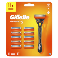 GILLETTE Fusion Strojček + 11 Náhradných hlavíc Special pack