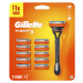 GILLETTE Fusion Strojček + 11 Náhradných hlavíc Special pack