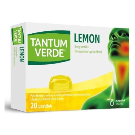 TANTUM VERDE Lemon 3 mg 20 pastiliek