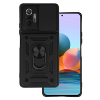 Odolné puzdro na Xiaomi Redmi Note 10 Pro Camshield Ring Armor čierne