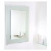 Zrkadlo s fazetou Amirro Snowqueen 60x80 cm šedá 711-447