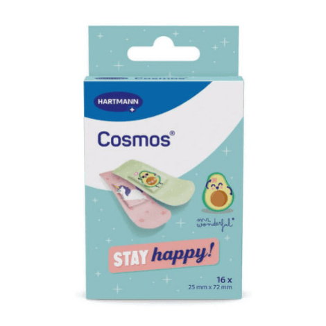 COSMOS Mr. wonderful stay happy náplasť vodeodolná 25 x 72 mm 16 ks