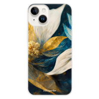 Odolné silikónové puzdro iSaprio - Gold Petals - iPhone 15