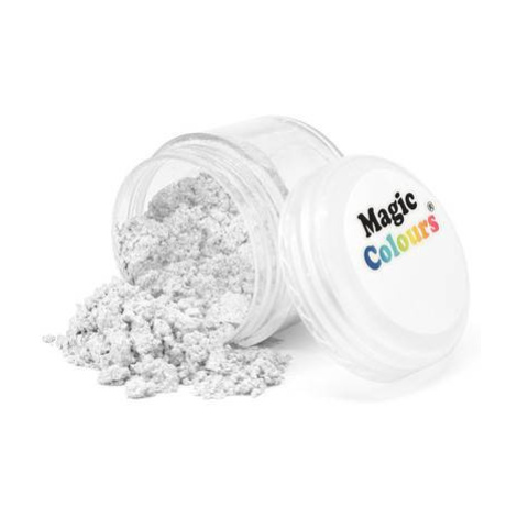 Jedlá prachová perleťová farba 8 ml Pearl White - Magic Colours