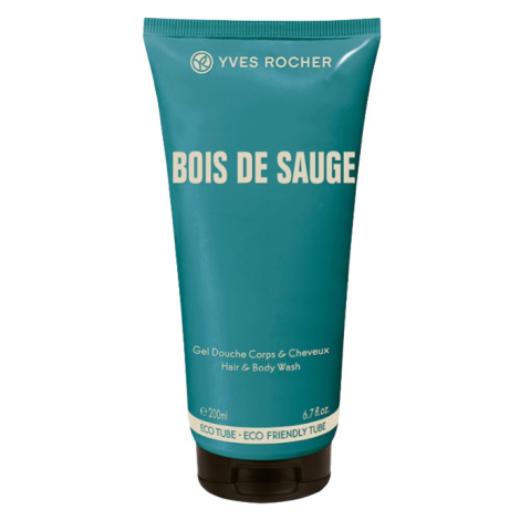 YVES ROCHER Sprchovací gél na telo a vlasy - BOIS DE SAUGE 200 ml