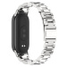 Xiaomi Mi Smart Band 8, kovový remienok, TP Stainless, strieborná