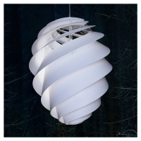 LE KLINT Swirl 2 Large, biela závesná lampa
