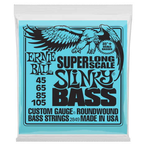 Ernie Ball 2849 Slinky Nickel Wound Super Long Scale Electric Bass 45