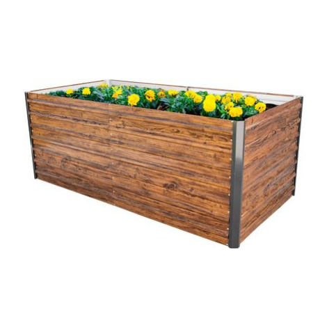 SLOVAKIA TREND ZAHON STREND PRO GARDEN, 200X100X77CM, 3D DIZAJN DREVO, KOV, VYVYSENY, 2212629