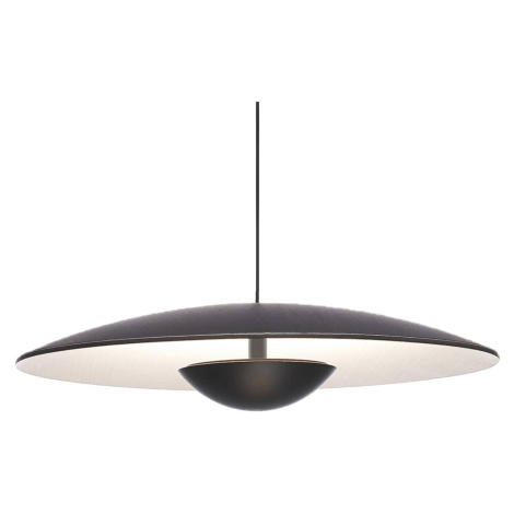 MARSET Ginger LED závesné svietidlo triac Ø42cm wenge/biela