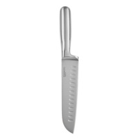 ERNESTO® Kuchynský nôž (nôž santoku s rukoväťou z ušľachtilej ocele)