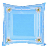 Vankúš, Margaréta, modrý, 40 x 40 cm vankúš (návlek + vnútro)