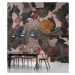 WALLCOLORS Dragonfly Garden Pink Wallpaper - tapeta POVRCH: Prowall Concrete