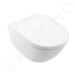 VILLEROY & BOCH - Subway 3.0 Závesné WC s doskou SoftClosing, TwistFlush, alpská biela 4670TS01