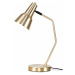 Stolová lampa s kovovým tienidlom v zlatej farbe (výška 44 cm) Valencia – it&#39;s about RoMi