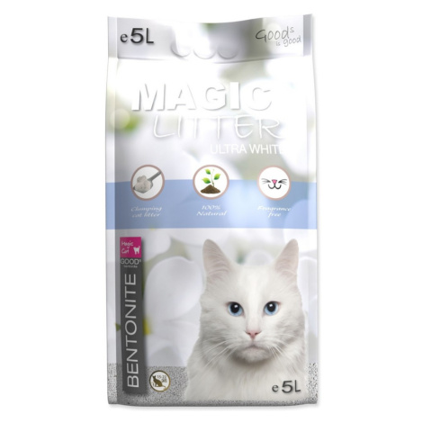 MAGIC CAT LITTER KOCKOLIT BENTONITE ULTRA WHITE (5L)