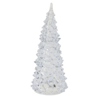Vianočná LED dekorácia Farebný stromček, 17 cm