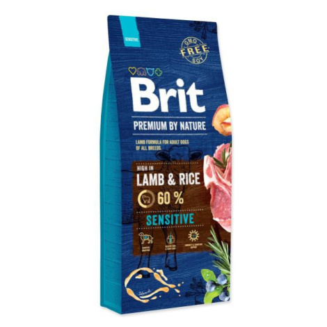 Krmivo Brit Premium by Nature sensitive Lamb 15kg