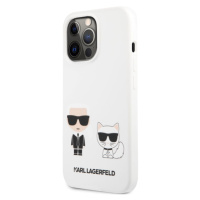 Silikónové puzdro Karl Lagerfeld na Apple iPhone 13 Pro KLHCP13LSSKCW Karl Lagerfeld and Choupet