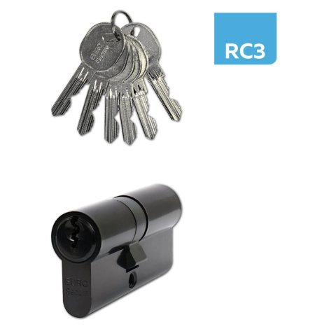 Richter Czech EURO Secure Bezpečnostná vložka 30/35, 6 kľúčov, čierna