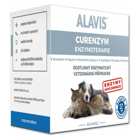 ALAVIS CURENZYM Enzymoterapia pre psy a mačky 80tbl