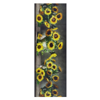 Behúň Universal Ricci Sunflowers, 52 x 200 cm