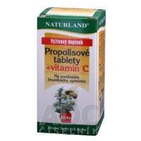 NATURLAND PROPOLISOVÉ TABLETY + VITAMÍN C