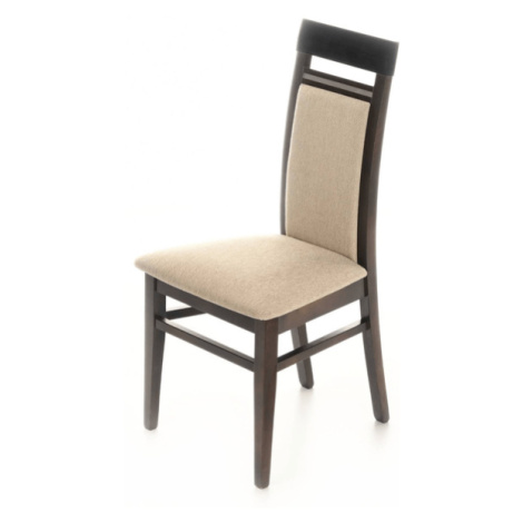 Sconto Jedálenská stolička MALLORCA FR13 orech tmavý/béžová Houseland