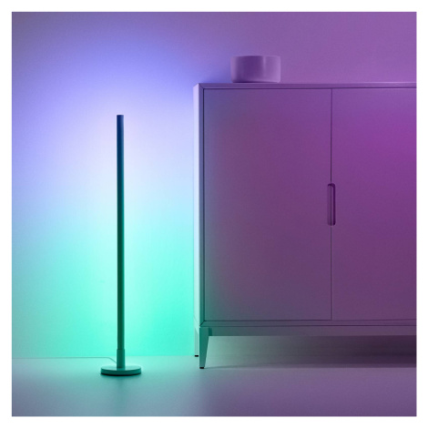 WiZ LED stojacia lampa Pole, laditeľná biela a farebná
