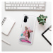 Odolné silikónové puzdro iSaprio - Kissing Mom - Brunette and Girl - Xiaomi Redmi Note 10 / Note