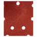 Brúsny papier na suchý zips delta 140 x 140 x 80 mm, K60, 5 ks, s otvormi 54H010 GRAPHITE